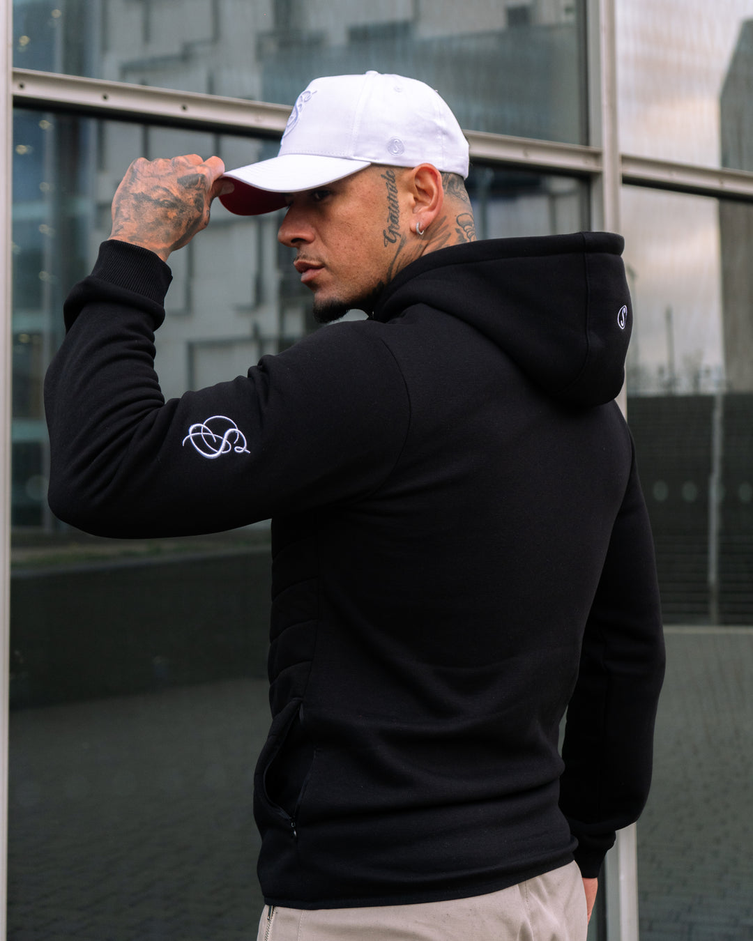 Berretto Baseball Unisex Con Graffiti – Bianco, 100% Cotone, Taglia Unica, Ispirato Allo Street Trend