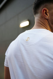 Memphis T-Shirt - White (Gold Logos)