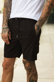 Reno Cargo Shorts - Black