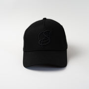 S Baseball Cap - Black